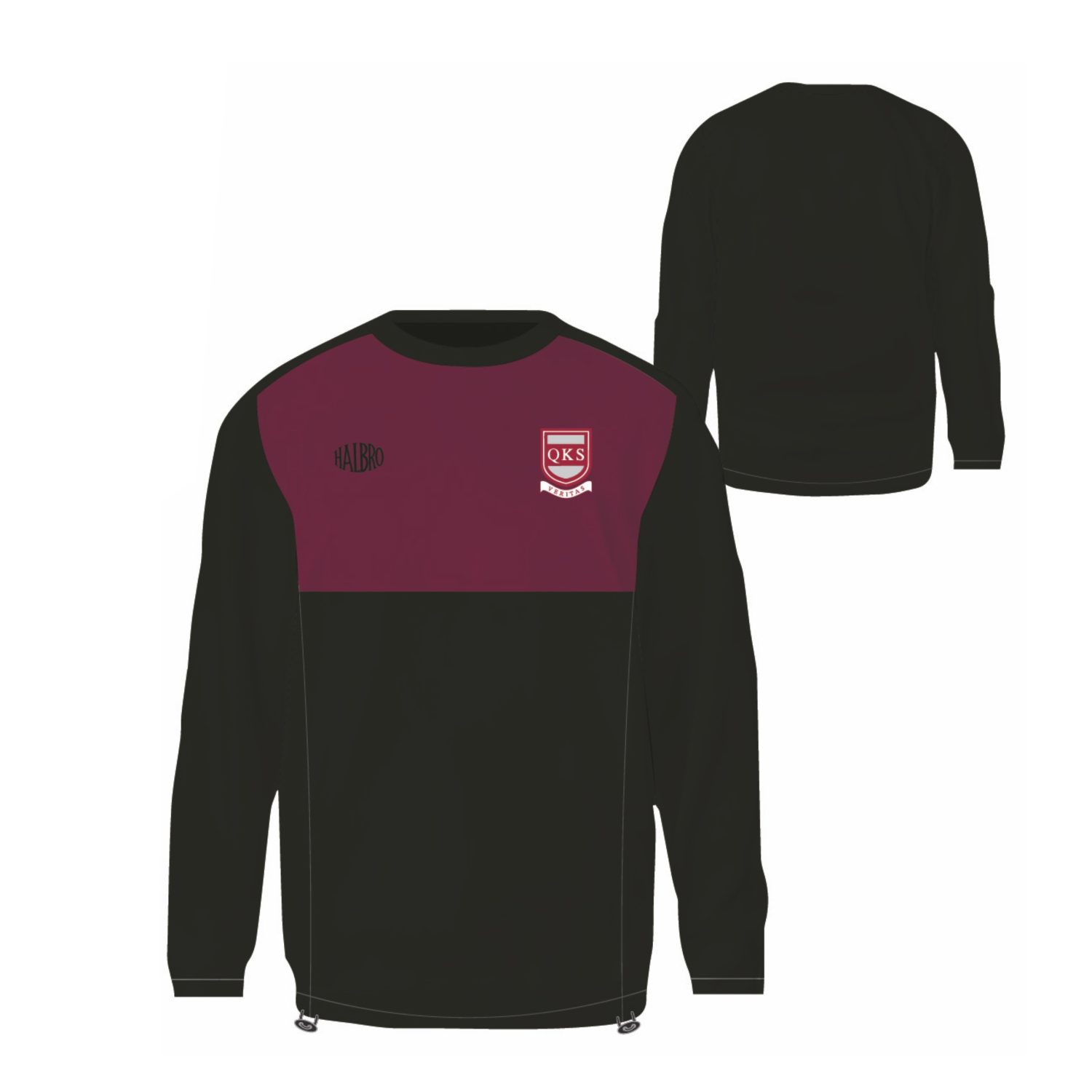 The Queen Katherine School Unisex Evo Showerproof Top (Over Top)