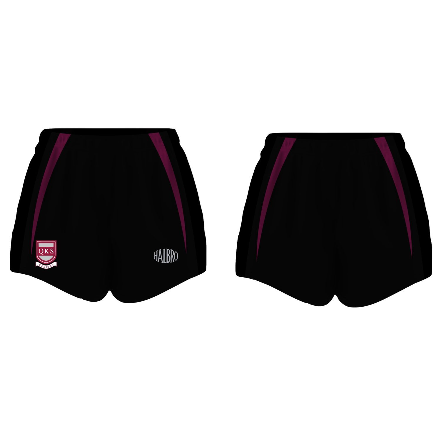 The Queen Katherine School Girls Fit Games Shorts (Compulsory Garment)