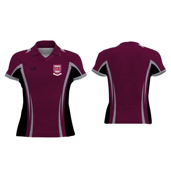 The Queen Katherine School Girls Fit Games Top (Compulsory Garment)