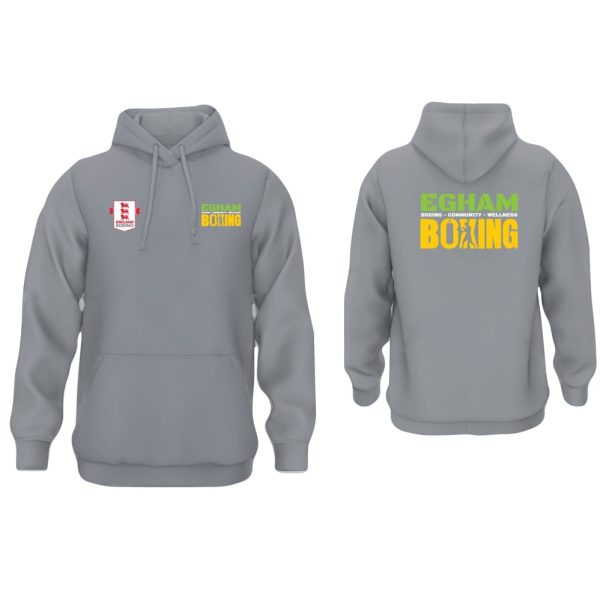 Egham Boxing Juniors Classic Hoodie – Grey
