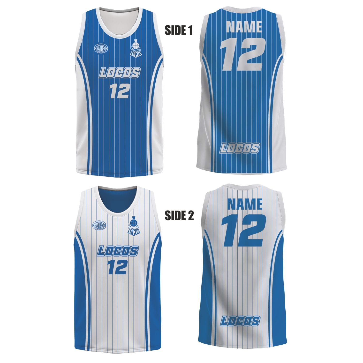 Horwich Basketball Club Juniors Kit – Reversible Vest