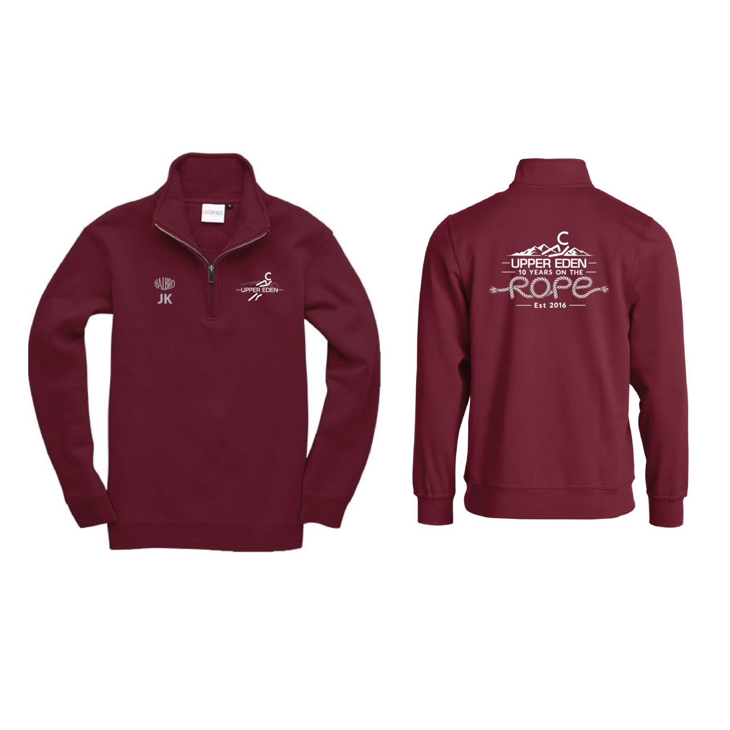 Upper Eden Tug Of War Premium Quarter Zip Sweatshirt